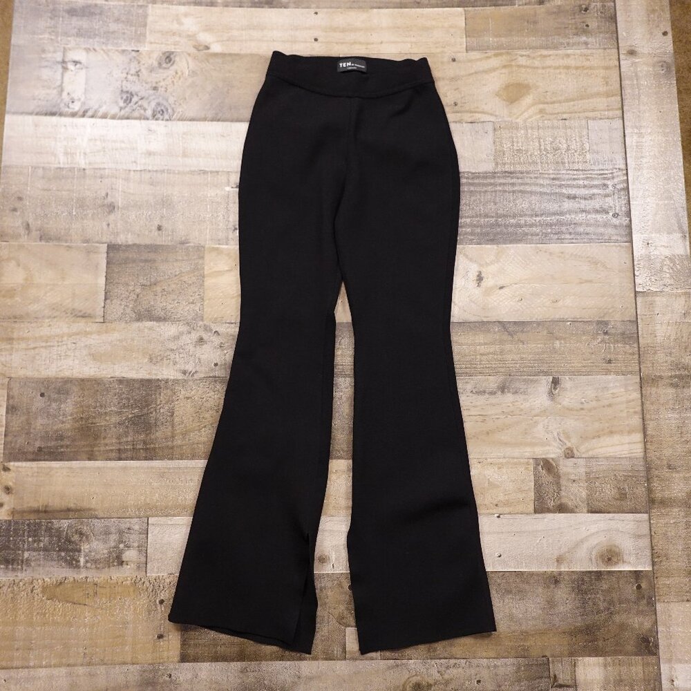 TEN by Babaton Flare Pants Women’s Small Black High Rise‎ 31” Inseam
